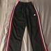 Adidas Bottoms | Adidas Youth Black Sweatpants Red&White Stripe Szs | Color: Black/Red | Size: Sb