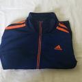 Adidas Jackets & Coats | Adidas Boy's Zipper Jacket | Color: Blue/Orange | Size: 4tb