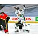Joe Pavelski Dallas Stars Unsigned First Stanley Cup Playoff Hat Trick Goal Celebration Photograph