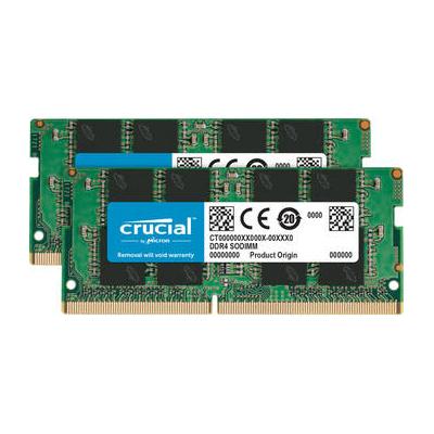 Crucial 32GB Laptop DDR4 3200 MHz SODIMM Memory Kit (2 x 16GB) CT2K16G4SFRA32A