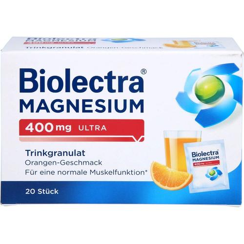 Biolectra – Magnesium 400 mg ultra Trinkgran.Orange Mineralstoffe