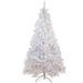Northlight Seasonal 6' Pre-Lit Medium Flocked White Pine Artificial Christmas Tree - Clear Lights in Green/White | 72 H x 39 W in | Wayfair
