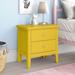 Latitude Run® Alegandro 2 - Drawer Nightstand Wood in Yellow | 24 H x 24 W x 16 D in | Wayfair 6E3D6E9D71C345D5B4E659778444223C