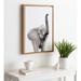 Isabelle & Max™ 'Animal Studio Elephant' by Amy Peterson - Floater Frame Graphic Art Print on Canvas Canvas, Wood | 33 H x 23 W x 1.63 D in | Wayfair