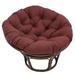 World Menagerie Indoor Lounge Outdoor Chair Cushion Polyester/Cotton Blend in Red | 7 H x 48 W in | Wayfair WLDM2618 37934832