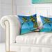 East Urban Home Photo Tropical Beach Thailand Pillow Polyester/Polyfill blend | 18 H x 18 W x 5 D in | Wayfair AE10B59D133E4AC38BAA9CFCD4A5B43D