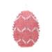Northlight Seasonal 12" Pink & White Easter Egg Hanging Window Decor | 12 H x 9 W x 0.5 D in | Wayfair 32667741