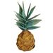 Northlight Seasonal 11" Orange Tropical Artificial Pineapple Decoration Plastic in Brown/Green | 11.5 H x 3.5 W x 3.5 D in | Wayfair 32738620