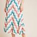 Anthropologie Skirts | Anthropologie Maria Chevron Sweater Skirt Size Xl | Color: Blue/White | Size: Xl