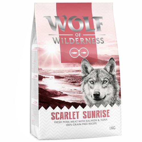 "5x1kg ""Scarlet Sunrise"" - Lachs & Thunfisch Wolf of Wilderness Hundefutter trocken"