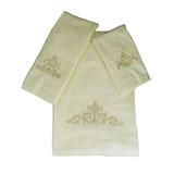 Rosdorf Park Ezzell Decoration Premium Ultra Soft 3 Piece 100% Cotton Towel Set in White | 24 W in | Wayfair BDC5EEDBBE4344F7B9273E86E7682337