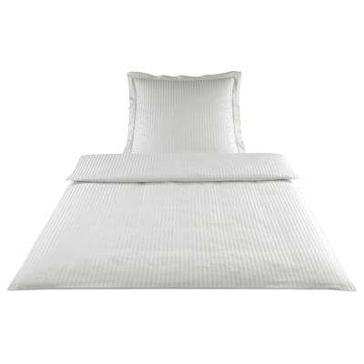 Elegante Mako-Satin Bettwäsche »White House« Weiß 2280-00 Kissen 40x40 cm