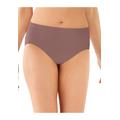 Plus Size Women's One Smooth U All-Around Smoothing Hi-Cut Panty by Bali in Mocha Velvet (Size 8)