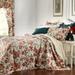 Florence Oversized Bedspread by BrylaneHome in Spice Floral Multi (Size TWIN)