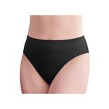 Plus Size Women's Comfort Revolution EasyLite™ Hi Cut Panty by Bali in Black (Size 8)