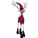 The Holiday Aisle® Fabric Christmas Plush Herringbone Reindeer Decor | 16 H x 2 W x 5 D in | Wayfair 4B1C1305A1CC4F07A714F8D706786611