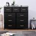 Rebrilliant Matherly 9 Drawer Storage Chest Metal/Fabric in Black | 38.8 H x 39.4 W x 11.9 D in | Wayfair DFF8F87FC46E48D4A2F685E8103DFEE0
