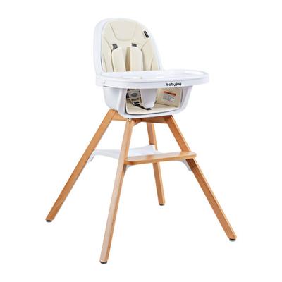 Costway 3-in-1 Convertible Wooden Baby High Chair-...