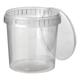 Einweg-Feinkost-Becher 770 ml, 30 Stück transparent, Papstar, 11.3 cm