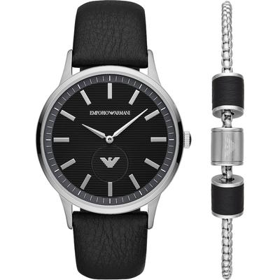 Emporio Armani - Uhren-Set Edelstahl Schmuck-Set 1 ct Herren (198.29 € / 1 ct)