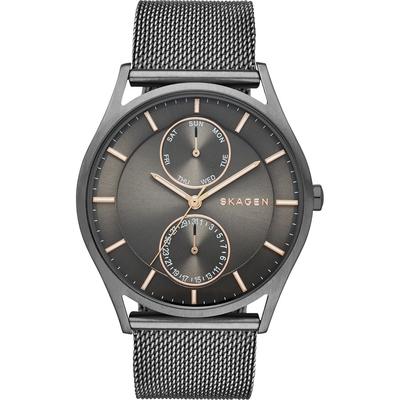 Skagen Herrenuhr Edelstahl One Size Herren