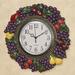Tuscan Fruit Wall Clock Multi Jewel , Multi Jewel