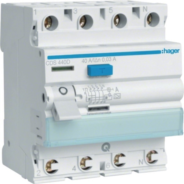 Hager FI-Schutzschalter CDS440D Image