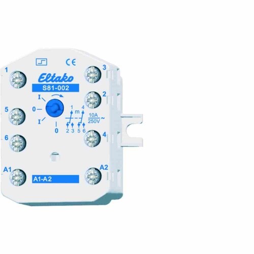 Eltako Stromstoßschalter, 230VAC, 10A, 250V, Aufputz, T32mm, mechanisch Schalter Image