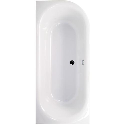 ' ® | Acryl - Badewanne ovO II | 180 x 80 cm | Weiß | Rechts | Wanne | Badewanne | Bad | Badezimmer