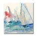 DecorumBY Water Color Regatta - Painting Plastic/Acrylic/Metal in Brown | 55 H x 55 W x 1.5 D in | Wayfair