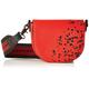 Desigual Womens PU Across Body Bag, RED