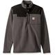 Carhartt Men's Fallon Half-Zip Pullover, Charcoal, M