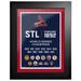 St. Louis Cardinals 11-Time World Series Champions 18'' x 14'' Empire Framed Art