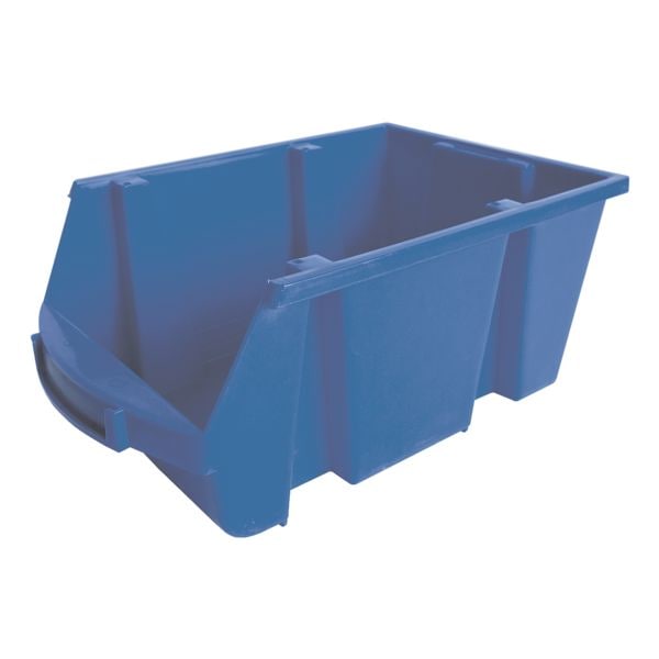 Viso 24x Sichtlagerkästen 10 Liter blau, 21.5x15x33.5 cm Image