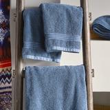 Ebern Designs Hannu Eco-Friendly Sustainable Cotton 6 Piece Assorted Bathroom Towel Set 100% Cotton in Blue | 27 W in | Wayfair