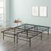 Wayfair Sleep™ 14" Foldable Steel Bed Frame Metal in Black | 14 H x 75 W x 80 D in ANEW1633 38298624