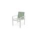 Telescope Casual Tribeca Café Stacking Patio Dining Chair Sling in White | 34 H x 24 W x 24.5 D in | Wayfair 1T7W53501