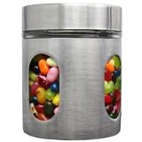 Latitude Run® Kitchen Canister Metal in Gray | 4.37 H x 3.37 W x 3.37 D in | Wayfair 0D531253293443A897141C75912314B2