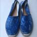 J. Crew Shoes | J Crew Canvas Embroidered Tie Dye Espadrilles S:7 | Color: Blue/Red | Size: 7