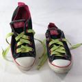 Converse Shoes | Converse All Star Junior 3 Black Pink Skate Shoes | Color: Black/Pink | Size: 3.5g