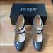 J. Crew Shoes | J. Crew 8.5 Gray Patent Leather Mary Jane Heels | Color: Black/Gray | Size: 8.5