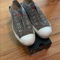 Converse Shoes | Gray Slip-On Converse | Color: Gray/White | Size: 7.5