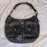 Dooney & Bourke Bags | Dooney & Bourke Crocodile Print Bag | Color: Black | Size: Os