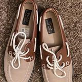Polo By Ralph Lauren Shoes | Brown & Tan Ralph Lauren Polo Boat Shoes | Color: Brown/Tan | Size: 6bb
