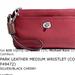 Coach Bags | Coach Park Leather Mediumwristlet 49472 Vermillion | Color: Red | Size: Os