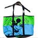 Disney Bags | Disney World Canvas Tote Bag | Color: Blue/Green | Size: Os