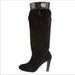 Michael Kors Shoes | Michael Kors - Black Suede - Harness, Slouch Knee Boots | Color: Black/Silver | Size: 6