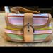 Coach Bags | Coach Striped Mini Bag | Color: Pink/Tan | Size: Os