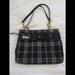 Kate Spade Bags | Kate Spade Plaid Darcy Shoulder Bag | Color: Black/Gold | Size: 11in X 8in X 4in