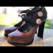 Louis Vuitton Shoes | Louis Vuitton On Time 2 Strap Pump Size 38 | Color: Brown/Tan | Size: 8